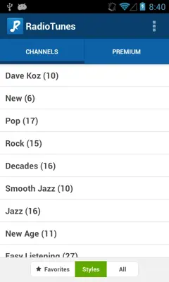 RadioTunes android App screenshot 0