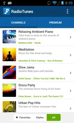 RadioTunes android App screenshot 2